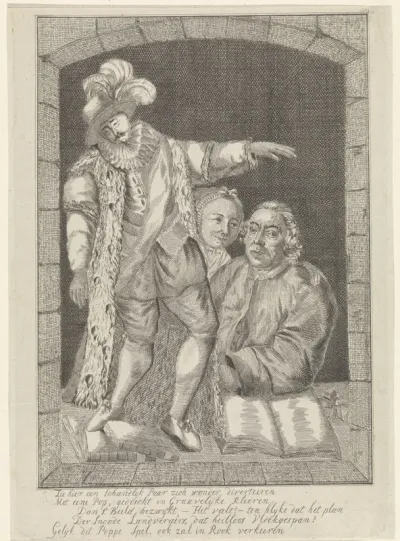 Spotprent op Johannes le Franc van Berkhey