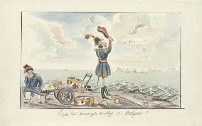 Spotprent op koning Leopold I, 1831