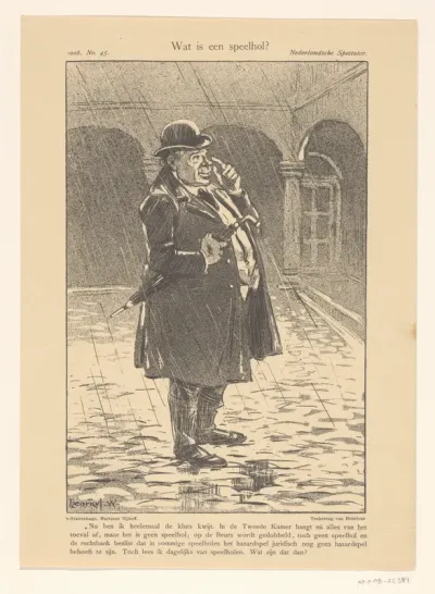 Spotprent op speelholen