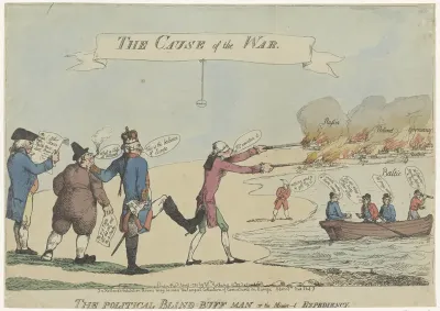 Spotprent op William Pitt, 1791