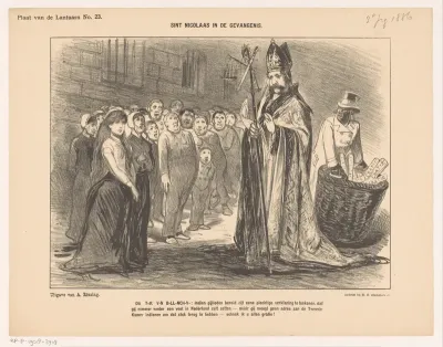 Spotprent over minister Du Tour van Bellinchave