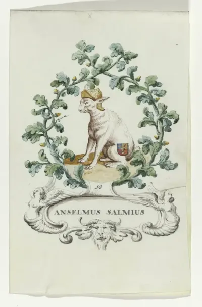 Spotprent van Anselmus Salmius