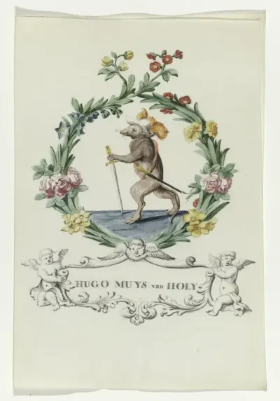 Spotprent van Hugo Muys van Holy