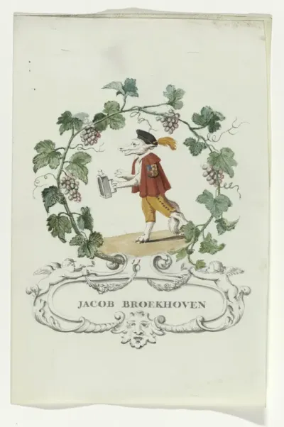 Spotprent van Jacob Broekhoven