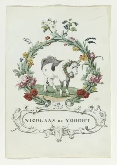 Spotprent van Nicolaas de Vooght