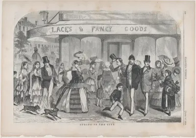 Spring in the City (from "Harper's Weekly," Vol. II)