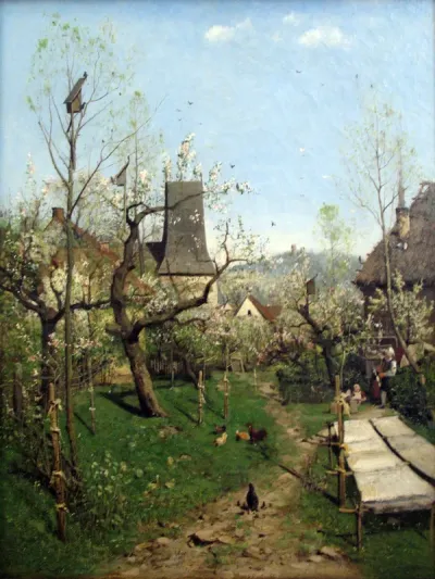 Spring in the village