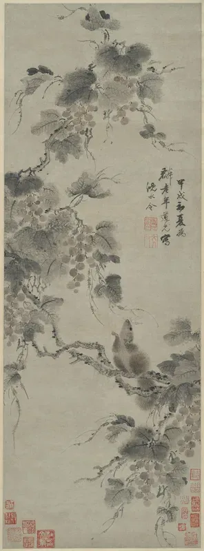 Squirrel and Grapes