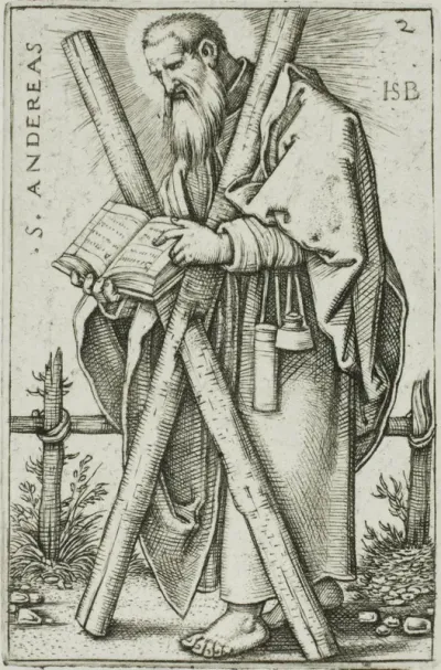 St. Andrew, plate 2 from The Twelve Apostles