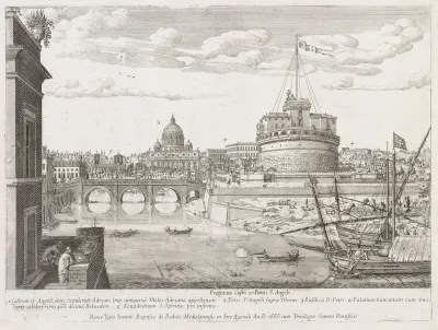 St. Angelo from "Prospectus Locurum Urbis Romae Insign[ium]