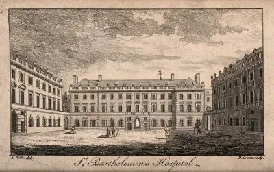 St Bartholomew's Hospital, London: the courtyard