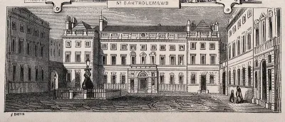 St Bartholomew's Hospital, London: the courtyard