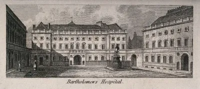 St Bartholomew's Hospital, London: the courtyard