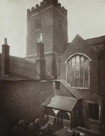 St. Bartholomews: The Green Churchyard on the Site of the Old South Transept