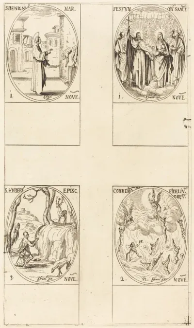 St. Benignus; Festival of All Saints; Commemoration of the Dead; St. Hubert