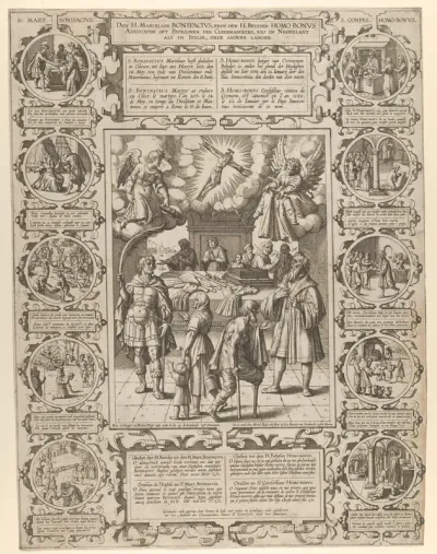 St. Bonifacius and St. Homobonus, Patron Saints of Tailors