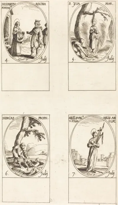 St. Elizabeth of Portugal; St. Zoe; St. Isaiah, Prophet; St. Edelburge