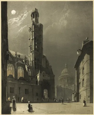 St. Etienne du Mont and the Pantheon, Paris