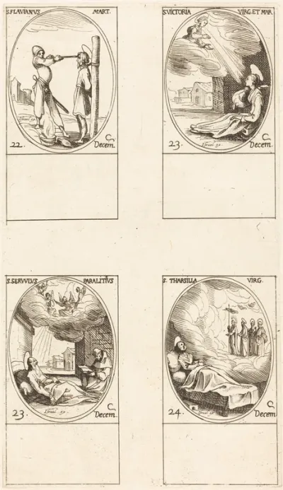 St. Flavian; St. Victoria; St. Servulus; St. Tharsilla