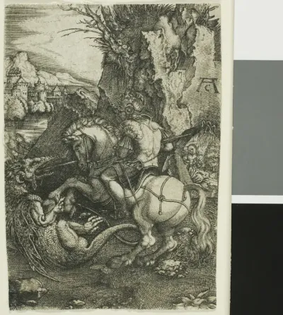 St. George on Horseback, Killing the Dragon