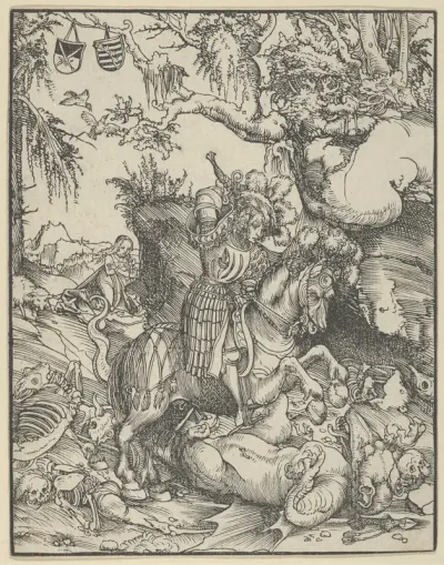 St. George on Horseback Slaying the Dragon