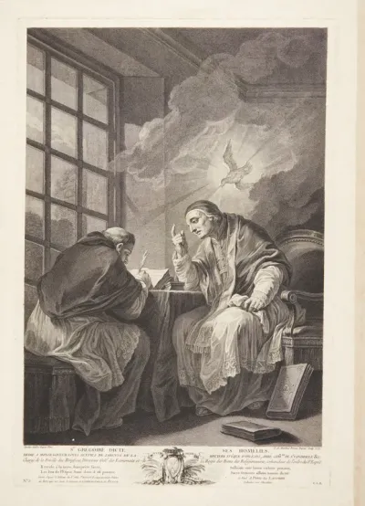 St. Gregor dikterer sine Homelier