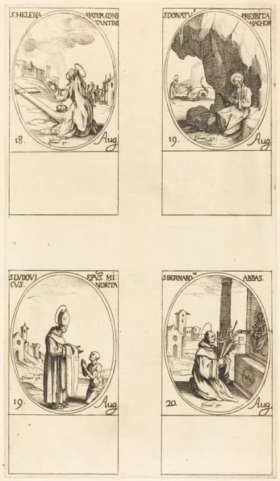St. Helen; St. Donatus; St. Ludovicus, Bishop; St. Bernard