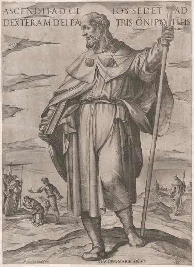 St. James Major, from "Christ, Mary, and the Apostles"