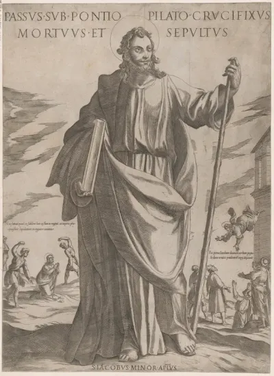 St. James Minor, from "Christ, Mary and the Apostles"