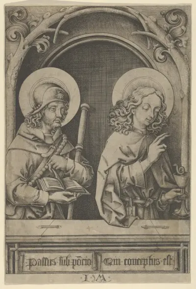 St. James the Greater and St. John, from The Apostles