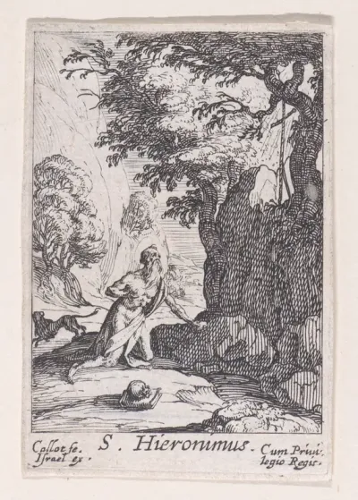 St. Jerome, from "Les Pénitents et Pénitentes" (The Penitents)