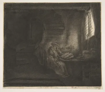 St. Jerome in a Dark Chamber