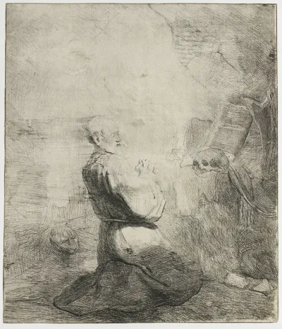 St Jerome Kneeling
