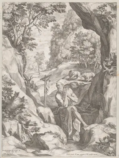 St Jerome Penitent in the Wilderness