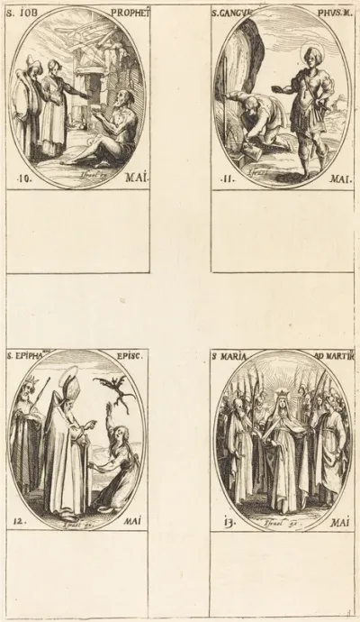St. Job, Prophet; St. Gangulphus; St. Epiphanius; St. Mary of Martyrs