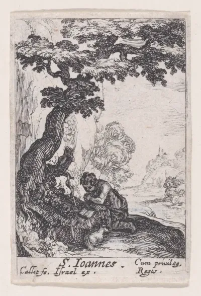 St. John the Baptist, from "Les Pénitents et Pénitentes" (The Penitents)