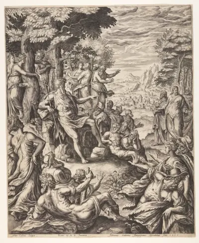 St John the Baptist Preaching