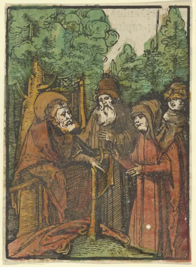 St. John the Baptist Preaching, from Das Plenarium