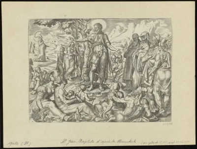 St John The Baptist Preaching to The Multitude
