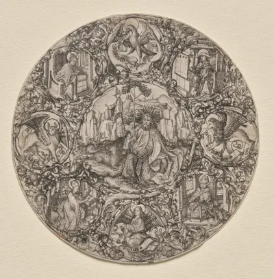 St. John the Baptist Surrounded by the Evangelists and Four Fathers of the Latin Church