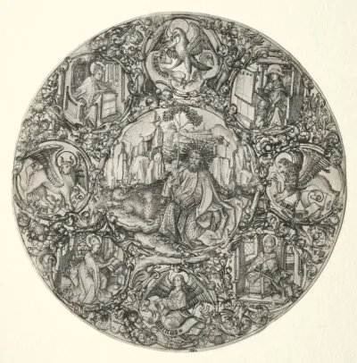 St. John the Baptist Surrounded by the Evangelists and Four Fathers of the Latin Church
