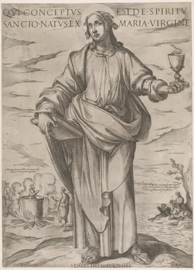 St. John the Evangelist, from "Christ, Mary and the Apostles"