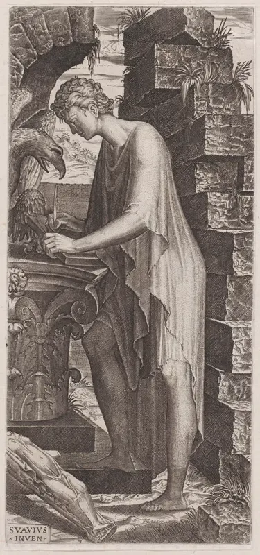 St. John the Evangelist, from "Christ, the Twelve Apostles and St. Paul"