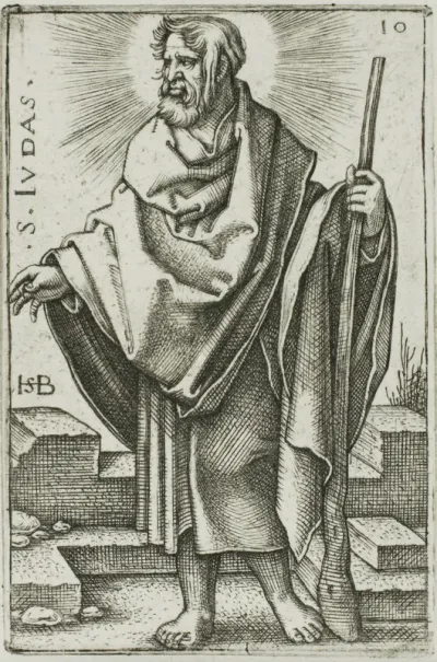 St. Jude, plate 10 from The Twelve Apostles