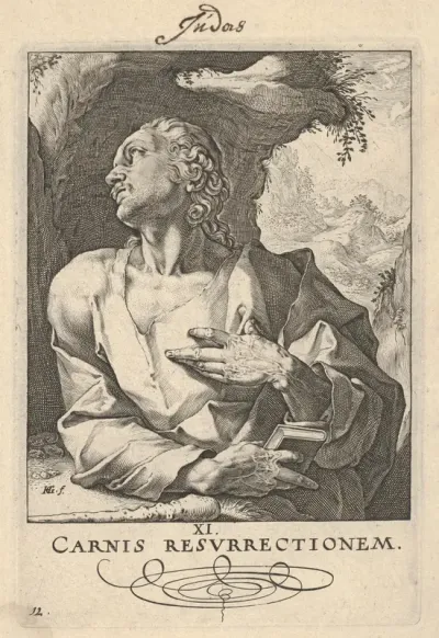 St. Jude Thaddeus, from "Christ, the Apostles and St. Paul with the Creed"