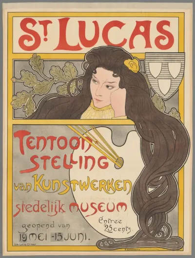 St. Lucas Tentoonstelling van Kunstwerken Stedelijk Museum 19 Mei - 15 Juni