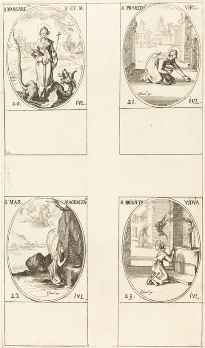 St. Margaret of Antioch; St. Praxedes; St. Mary Magdalene; St. Bridget of Sweden