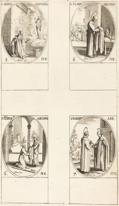 St. Maria Gaudioru; St. Cladius; St. Norbert; St. Robert
