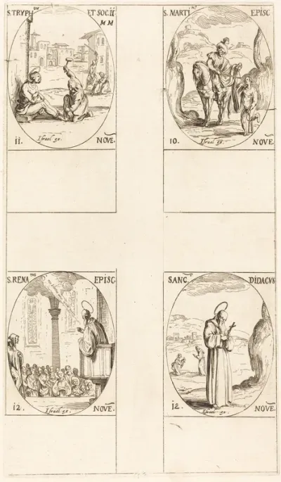 St. Martin; St. Tryphon and Companions; St. Renatus; St. Didacus