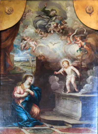 St. Mary Worships the Child